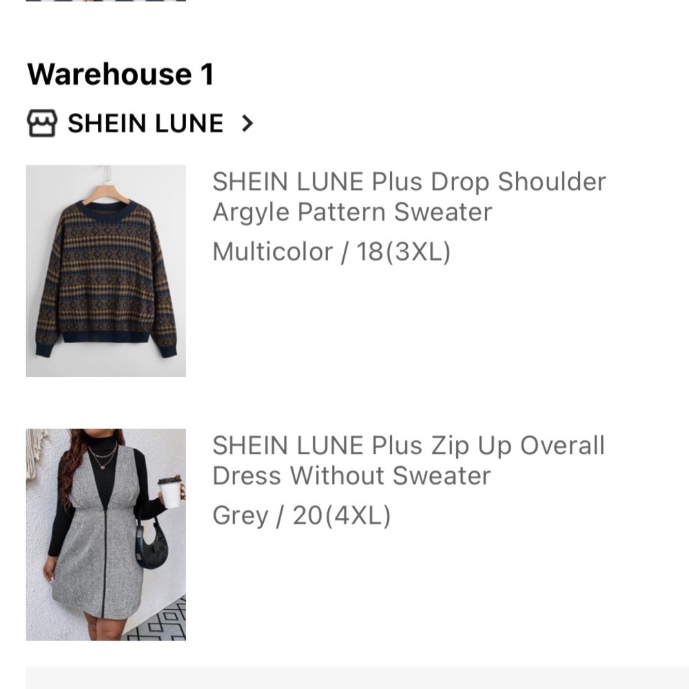 Plus Zip Up Overall Dress - 20/4xl - Picture 5 of 5
